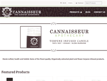 Tablet Screenshot of cannaisseur.com